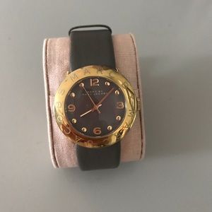 Marc Jacobs Dark Blue with Gold Watch